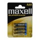 Maxell LR03/AAA Super alkaline batterier